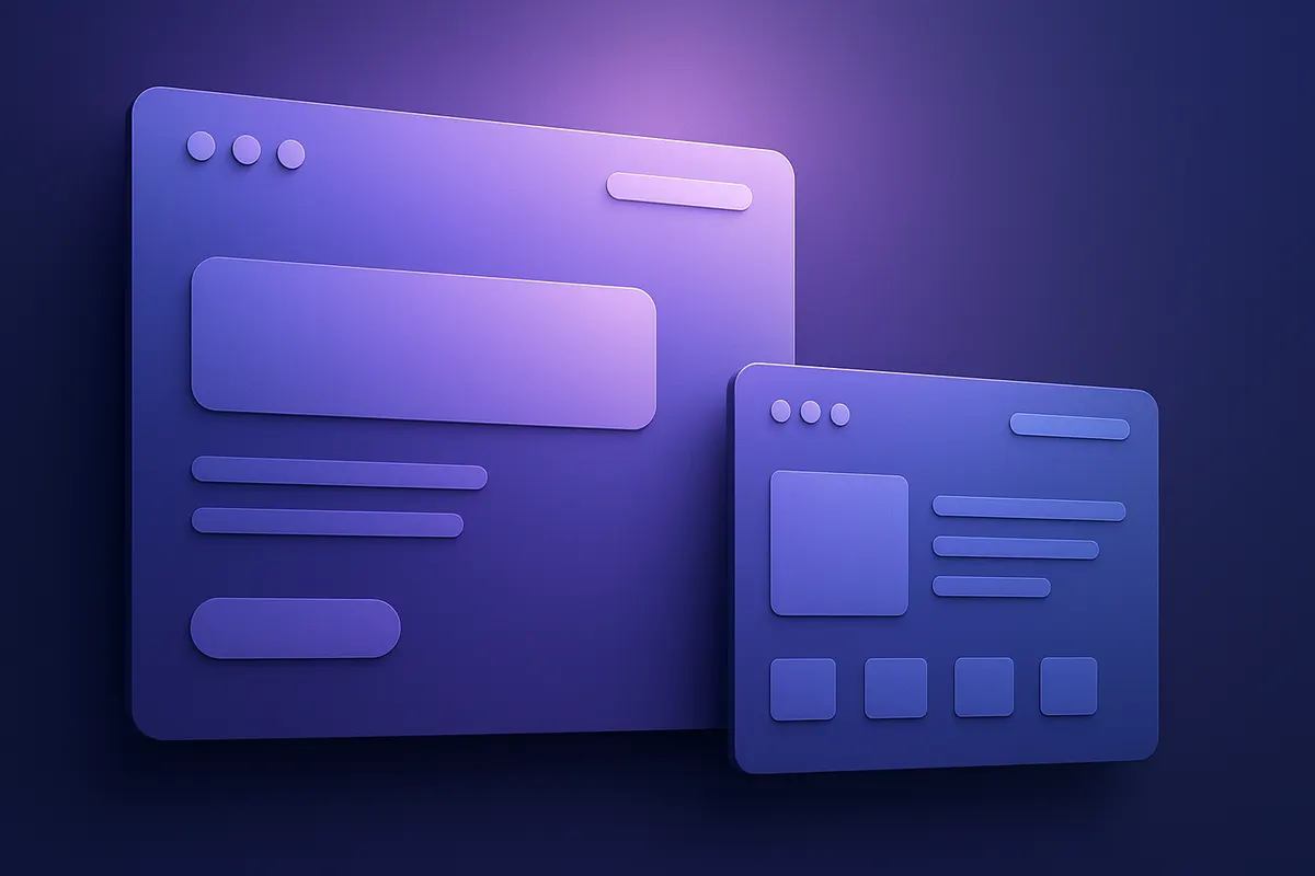 Infographie comparant landing page et site vitrine pour optimiser les conversions.